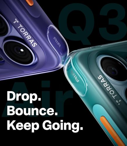 Image of TORRAS Ostand Q3 Air Original for S26 Ultra Case, 360 Magnetic Stand, MagSafe Compatible, Airbag Mil-Grade Drop Tested, Shockproof Galaxy S26 Ultra Back Cover, Glacier Sprint