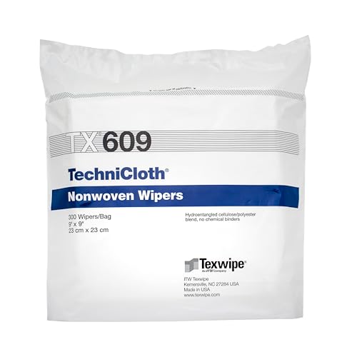 Texwipe TX609 TechniCloth 9"X9", 300 Wipes/Bag image 2