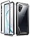 Galaxy Note 10 Rugged Clear Case, Poetic Full-Body Hybrid Bumper Cover, Support Wireless Charging, Without Built-in-Screen Protector, Guardian Series, Case for Samsung Galaxy Note 10, Black