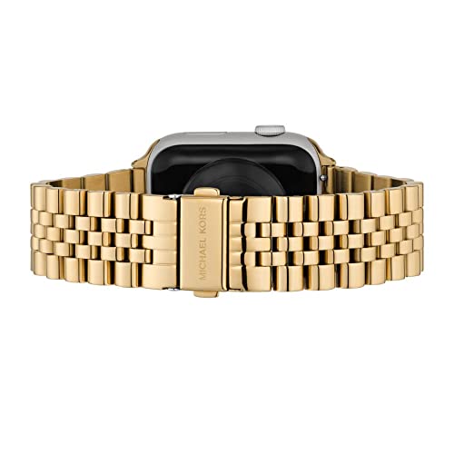 Image of Michael Kors Band for Apple Watch; Stainless Steel Smart Watch Bands for Women; Compatible with Apple Watch 38mm, 40mm, 41mm
