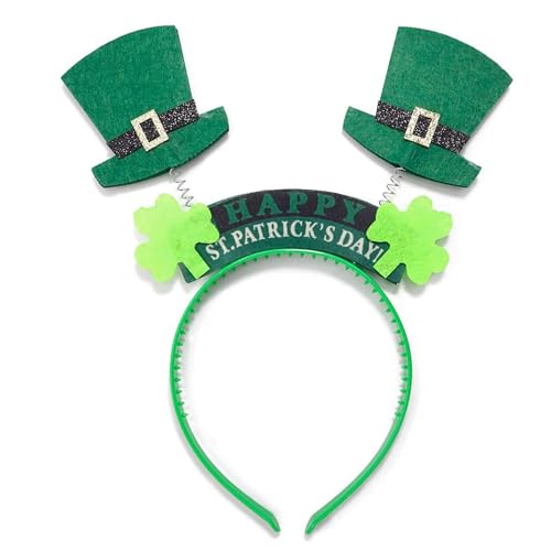 Needzo Happy Saint Patrick's Leprechaun Costume Headband, Green T...