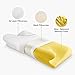 VAlinks Memory Foam Cervical Pillow for Neck Shoulder Pain Relief, Orthopedic Contour Pillow with Washable Pillowcase, Ergonomic Support Bed Pillow for Back Stomach and Side Sleepers, White