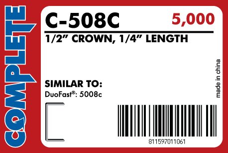 20 Gauge, 1/2" Crown Fine Wire Staple (20 Boxes Per Case) - AXXIS-C-508C