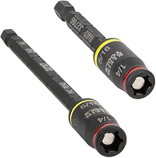 Klein Tools 32768 Impact Driver, 3-in-1 Impact Flip Socket and Bit Holder, 1/4 and 5/16-Inch Hex Drivers, 3 and 5-Inch Lengths, 2-Piece Set