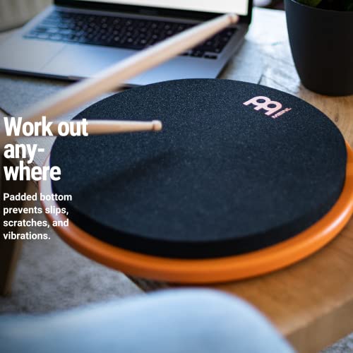 Meinl Cymbals 12" Marshmallow Drum Practice Pad For Ultra-Quiet Sticking, Medium Rebound And Mountable On Cymbal Stands (Mmp12Or) #TOP2