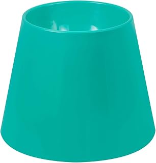 Comedouro e Bebedouro Alto Verde-Água M Pet Games - Comedouro Lento e Funcional para Cães do porte Médio ao Grande