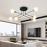 💡Leuchtmitteltyp：Das industrielle Kronleuchterpaket enthält keine Glühbirnen,LED/CFL/Edison-Glühlampe/ ist verfügbar, E27 Sockel, max 60 W pro Leuchtmittel, 220V. Die Deckenlampe ist dimmbar bei Verwendung von dimmbaren Leuchtmitteln und kompatiblen Dimmschaltern；