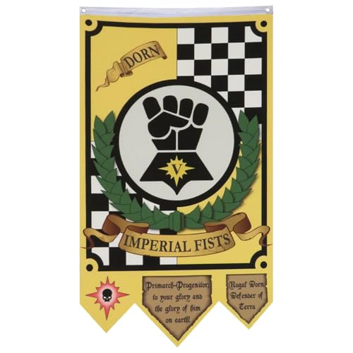 Imperial Fist Legion V Banner Flag 30x50 Inch Man Cave Home Office Bed Room Decor