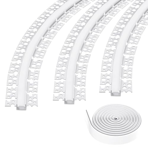 Spotless Plaster in Recessed Flexible Drywall LED Channel Fully Bendable LED Aluminum Profile Track...