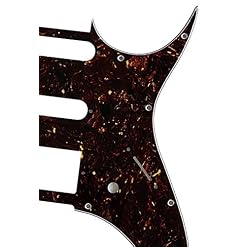 Pickguard personnalisé pour guitare Ibanez RG40 HSS Style (4 plis marron tortue) - Les Beatles, Paul McCartney, John Lennon, RIngo Starr, George Harrison Pickguard personnalisé pour guitare Ibanez RG40 HSS Style (4 plis marron tortue) – Image 2