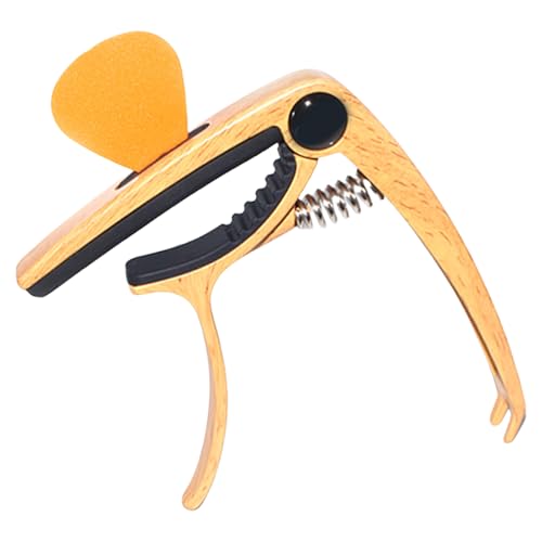 ポータブルギターチューニングクランプカポクリップメタルは、音響と電動部品のポータブルクリップパーツパーツストリングインストルのためにクランプをすばやく変更します