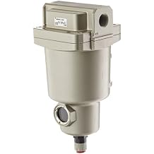 SMC AMG450C-N04C Water Separator, N.C. Auto Drain, 2,200 L/min, 1/2" NPT