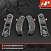 A-Premium Set of 4, Front Upper Lower Control Arm Kit, Compatible with Jeep WJ Series Grand Cherokee 1999-2004