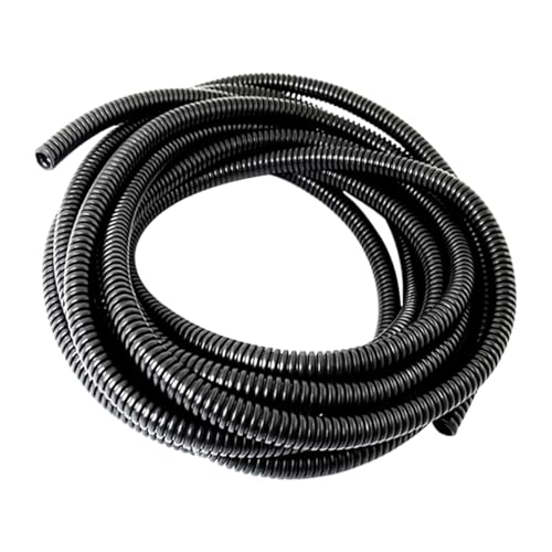 CGEAMDY Manguera Corrugada, Ignífugo Tubo Corrugado, Tubería Alambre Conducto Para Proteger Cables Eléctricos, 5m Longitud Corrugado Fuelle Conducto Tubo Protector Manga Para Coche(10x13mm)