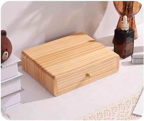 Wooden Jewelry Box - Multi-Functional Organizer with Large Storage, Velvet Lining for Earrings, Rings, Necklaces, Bracelets - Elegant Gift for Women image 3