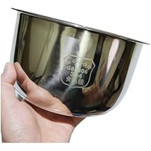 304 Stainless Steel Inner Bowl,compatible For Tiger,Rice Cooker JBV-10CU Replacement Iiner