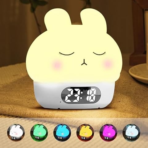 Cuteefun Bunny Night Light Alarm Clock Cover