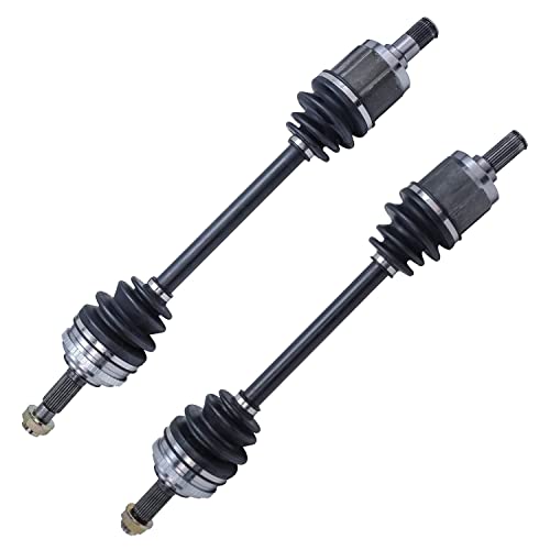 Image of Detroit Axle - Front 2pc CV Axles for 99-02 Honda Accord, 01-03 Acura CL, 99-03 TL, 2 CV Axles Assembly 1999 2000 2001 2002 2003 Replacement