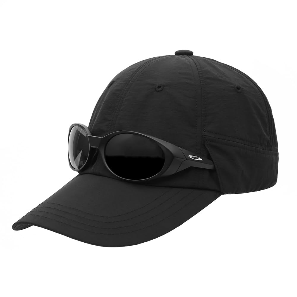 [Casquette Uniquement] Casquette de Lunettes de Soleil en Nylon, Chapeau de Performance d'extérieur à 6 Panneaux, Bord Long, Doublure en Maille, Corée