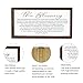 Christian Wall Art, Religious Decor Sign, Home Decors for Living Room Bedroom Dining Room, Farmhouse Wood Framed Sign 15×7.5×0.3 inches, Christian Song Lyrics Wall Decor, The Blessing Wood Signs