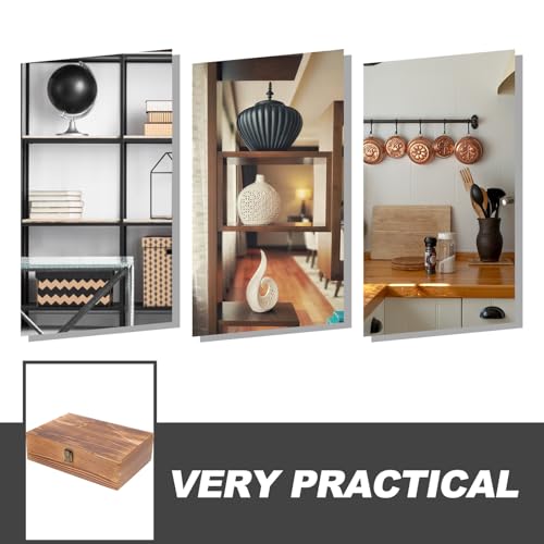 Coffret à bijoux multifonction en bois compact pour trier et protéger - 5
