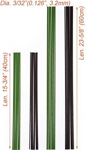 Eesc2Y 10-Pcs 15-3/4" Plastic Coated Orchid Stakes For Plants Support, Bendable Orchid Support Stakes - Green #TOP5