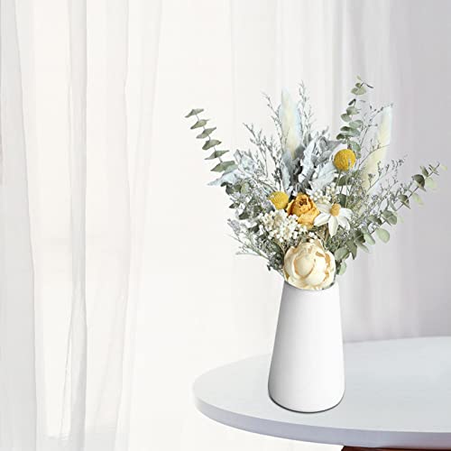 KESOTO Buquê de flores secas de eucalitto para vaso boho decoração de festa para casa arranjo de flo