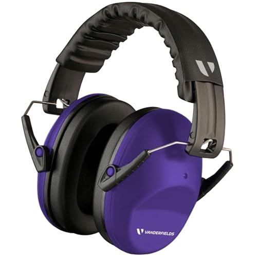 Vanderfields Cascos Antiruido Adultos 26dB | Cascos Cancelación de Ruido | Cascos Insonorizados para Estudiar | Auriculares Aislantes Ruido | Para Estudio, Trabajo, Construcción, Tiro Deportivo