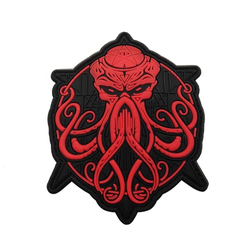 OYSTERBOY Cthulhu Awakens Lovecraft PVC Patch Tactical Hook & Loop by OYSTERBOY - Used condition - Image 3