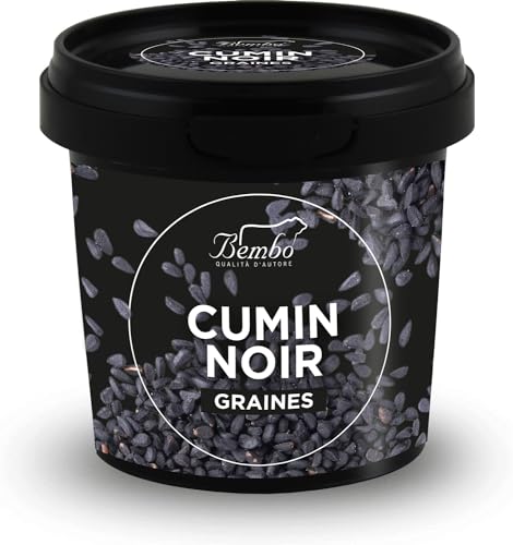 Comino Negro Semillas Bembo 65 - Nigella Sativa, Utilizado en la preparación de postres, licores - Famoso en Asia por el pan Peshawari Naan