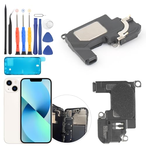 Earpiece Speaker for iPhone 13 Ear Speaker Replacement for iPhone 13 Speaker Replacement Earphone Speaker Sound Receiver Assembly Parts with Tools