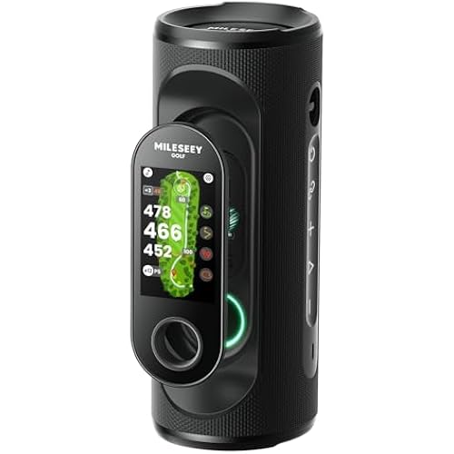 MiLESEEY GeneSonic Pro Golf GPS Speaker with 43K+ Courses No-Subscription