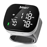Pro Comfort Wrist Blood Pressure Monitor Large LED Display Rechargeable Voice Broadcast Digital BP Machine 199 * 2 Sets Memory with Adjustable Cuff 5.3-7.7 inch with Carrying Case for Home Use
