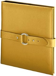 Álbum de fotos Noya "piccolo" (elegante color amarillo dorado con elegante hebilla de piel