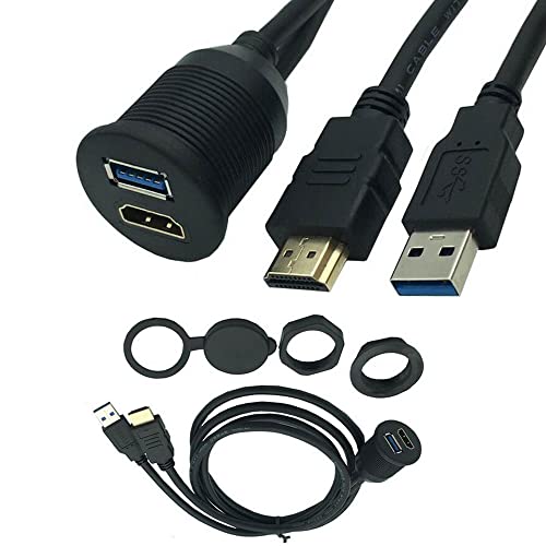 AKNPMHT USB hP[u 2 RCAIXDC3.5MMX_bVplhJ[tbV}EgP[uAJ[{[gƃI[goCp 2M