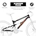 ALAKFORM Mountain Bike 24/26/27.5 Inch,Full Suspension, 21-Speed Disc Brake,Carbon Steel Adult Sport Bicycle for Mens Womens(26-Inch,Black Orange)