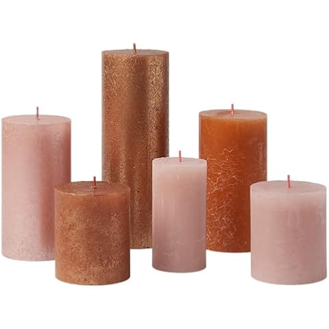 Bougies piliers Bolsius Cosy Coppers Cover