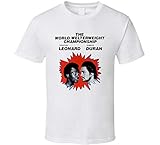 Sugar Ray Leonard Vs Roberto Duran Retro Boxing T Shirt XL White