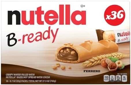 Nutella B-Ready, 36 ct,1.74 lbs