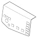 137501710 Washer Control Overlay Genuine Original Equipment Manufacturer (OEM) Part