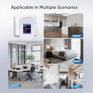 WiFi Carbon Monoxide & Natural Gas Detector Plug-in, 2-in-1 Gas and Carbon Monoxide Detector, Smart CO Detector Plug in & Combustible Gas Leak Detector for Home, RV, Kitchen – Supports 2.4 GHz WiFi