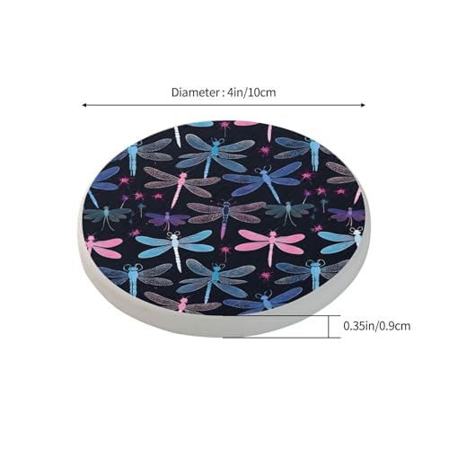 Dessous de verre diatomite violets idée cadeau originale décoration table