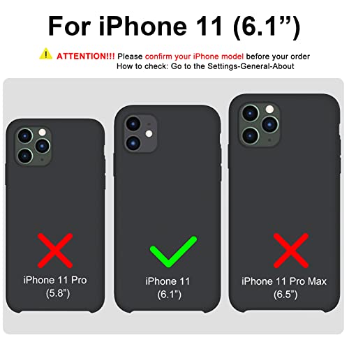 ORNARTO Custodia in Silicone Liquido per iPhone