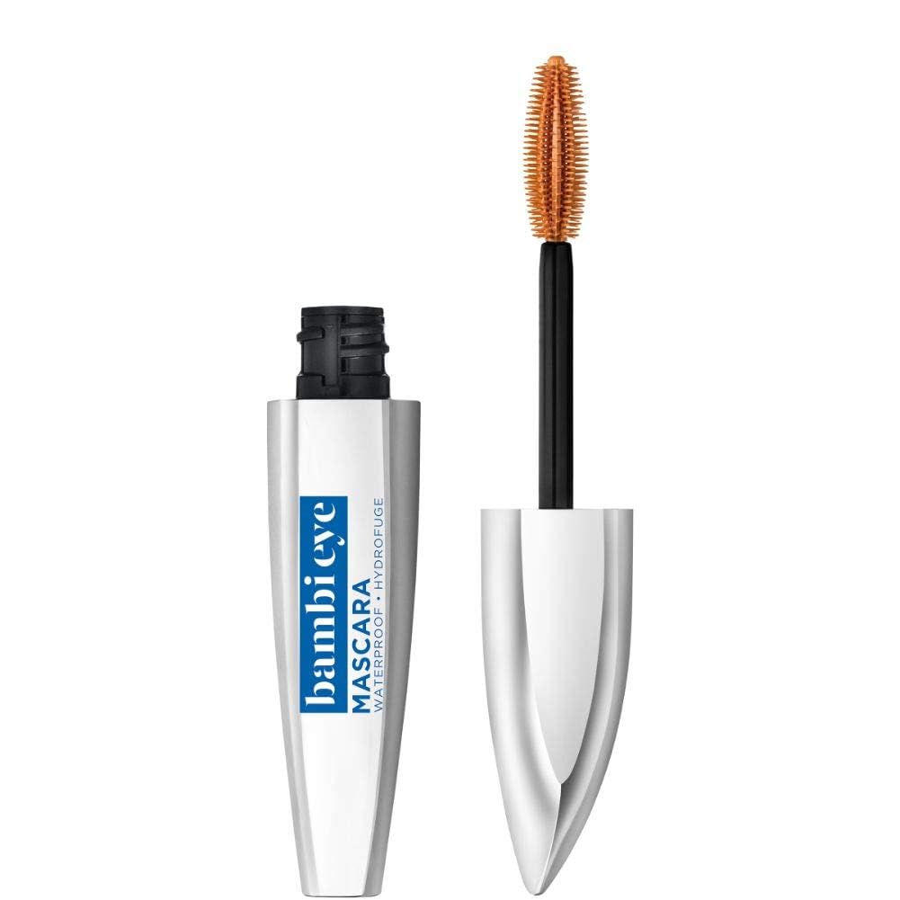 L'Oreal ParisBambi Eye Mascara, Lasting Volume, Length & Lift, Doe-Eye Definition, No Clumping or Smudging, Waterproof, Black, 0.21 fl. oz.