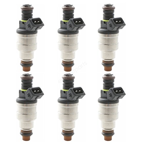 UPGRADE 4 hole OEM fuel injectors for 93-98 Ford 3.8L, 4.9L I6, increase MPG (pack of 6)
