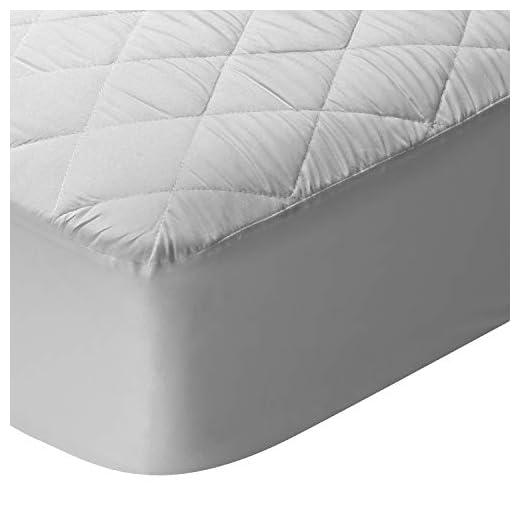 Pikolin Home Vadderat madrasskydd, Letto 120-120 x 190/200 cm Bianco