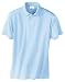 Hanes Men's Cotton-Blend EcoSmart Jersey Polo, Light Blue, Large