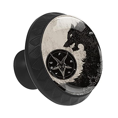 Boutons de tiroir 35 mm Ferocious Wolf pour relooker facilement une commode - 3