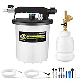 Reniteco 3L Vacuum Brake Bleeder Kit - One Person Brake Bleed Fluid Pump Brake Bleeding Tool with 3L Brake Fluid Extractor and 1L Refilling Bottle