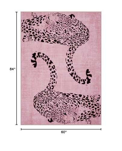 Tapete de Área Estampado Leopardo 5x7 OJIA miniatura 2
